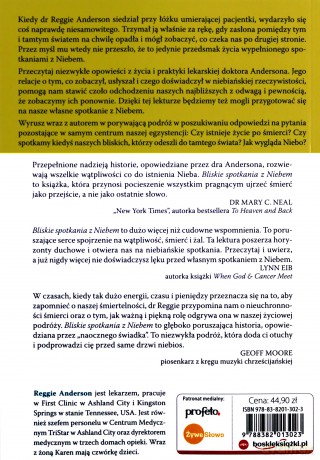 Bliskie spotkania z Niebem. Prawdziwa opowieść o doświadczeniach pewnego lekarza z życiem po śmierci - Reggie Anderson, Jennifer Schuchmann [KSIĄŻKA]