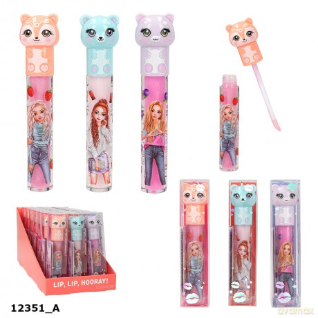 Błyszczyk pachnący z topem zwierzakiem Top Model 3wz BEAUTY&ME 12351A