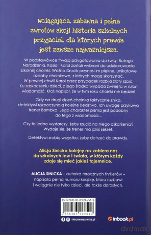 Detektywi z podstawówki. Tajemnica trenera Bombki - Alicja Sinicka [KSIĄŻKA]