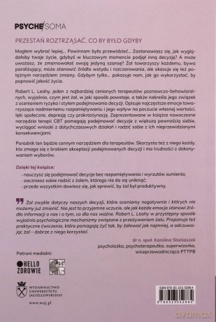 Gdybym tylko.... Jak uwolnić się od żalu, rozpamiętywania i poczucia winy - Robert L. Leahy [KSIĄŻKA]