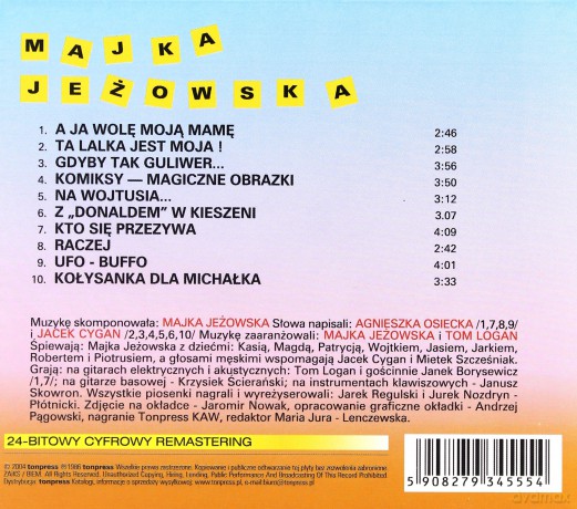 Majka Jeżowska: A ja Wolę Moją Mamę (Remaster) (digipack) [CD]