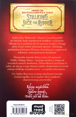 Jak ująć diabła. Stalking Jack the Ripper (Tom 3) - Kerri Maniscalco [KSIĄŻKA]