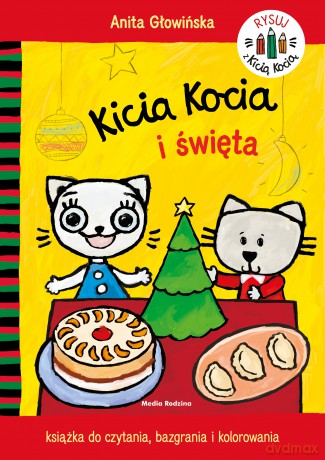 Kicia Kocia i święta. Kolorowanka - Anita Głowińska [KSIĄŻKA]