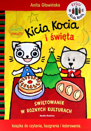 Kicia Kocia i święta. Kolorowanka - Anita Głowińska [KSIĄŻKA]