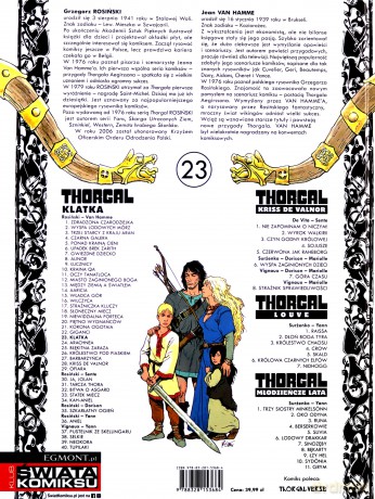 Klatka. Thorgal (Tom 23) - Grzegorz Rosiński, Jean Van Hamme [KOMIKS]