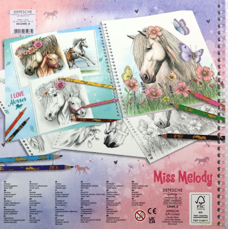 Kolorowanka Miss Melody 12469A