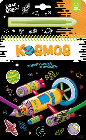 Kosmos. Zdrapywanka z rysikiem - Agata Kaczyńska [KSIĄŻKA]
