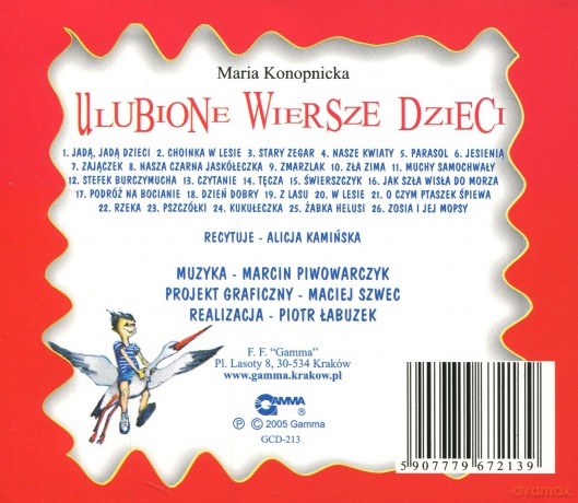 Maria Konopnicka: Ulubione wiersze dla dzieci [CD]