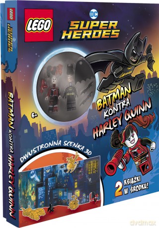 Lego DC comics Super Heroes Batman kontra Harley Quinn Z ALB-6450 [KSIĄŻKA]