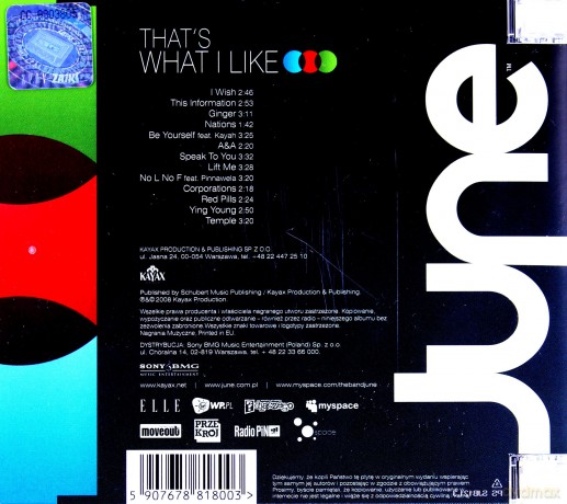 June: That's What I Like [CD]