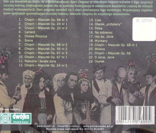 Maria Pomianowska: U źródeł muzyki Chopina [CD]