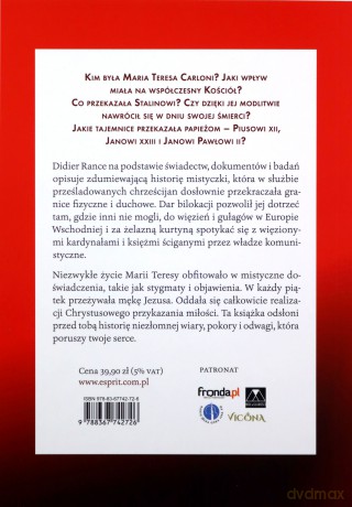 Maria Teresa Carloni. Mistyczka w służbie prześladowanych chrześcijan - Didier Rance [KSIĄŻKA]