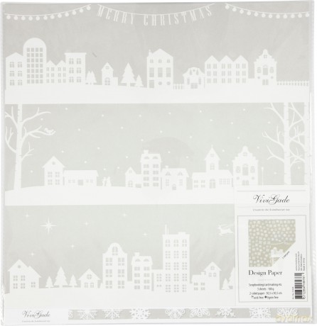 Papier ozdobny Christmas 30,5x30,5cm 180g 3 arkusze edycja limitowana