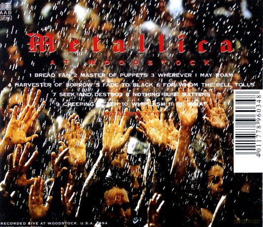 Metallica: At Woodstock [CD]