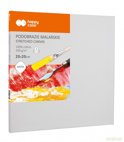 Podobrazie malarskie bawełniane 20X20cm płótno 330gsm