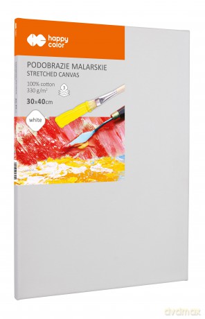 Podobrazie malarskie bawełniane 30X40cm płótno 330gsm