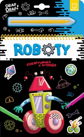 Roboty. Zdrapywanka z rysikiem - Agata Kaczyńska [KSIĄŻKA]