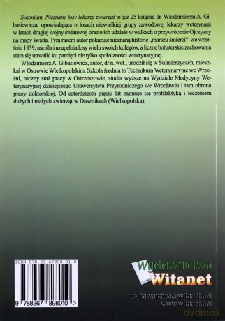 Sykonium. Nieznane losy lekarzy zwierząt - Włodzimierz Andrzej Gibasiewicz [KSIĄŻKA]