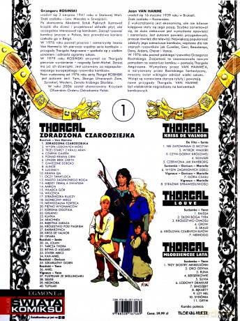 Zdradzona czarodziejka. Thorgal (Tom 1) - Grzegorz Rosiński, Jean Van Hamme [KOMIKS]
