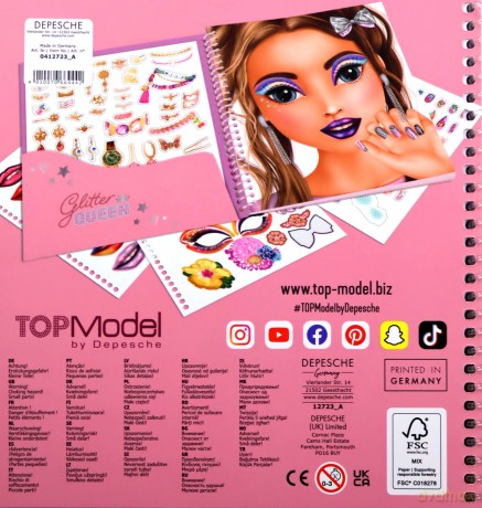 Zestaw kreatywny Małej Projektantki Top Model 12723A
