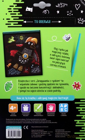 Zwierzaki. Zdrapywanka z rysikiem - Agata Kaczyńska [KSIĄŻKA]