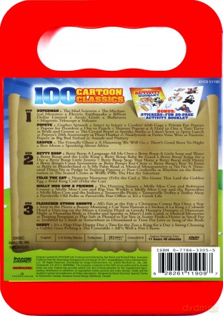 100 Cartoon Classics [3DVD]