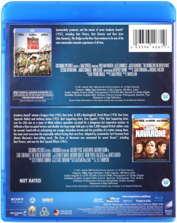 The Bridge on the River Kwai / The Guns of Navarone (Most na rzece Kwai / Działa Navarony) [2xBlu-Ray]