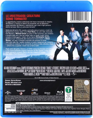 Tremors II: Aftershocks (Wstrząsy 2) [Blu-Ray]