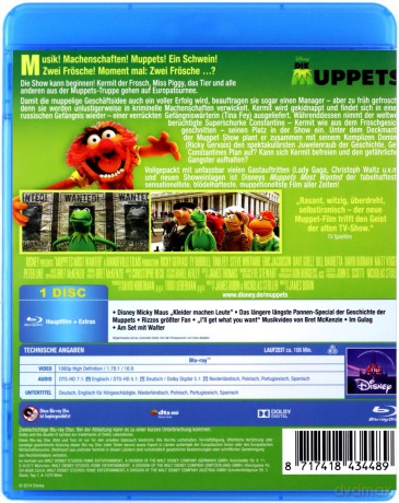 Muppety: Poza prawem [Blu-Ray]