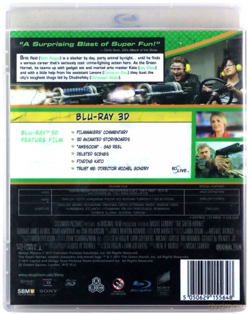 The Green Hornet (Zielony Szerszeń) [Blu-Ray 3D]