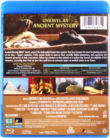 Mummies: Secret of the Pharaohs (Mumie 3D: Sekrety faraonów) [Blu-Ray]