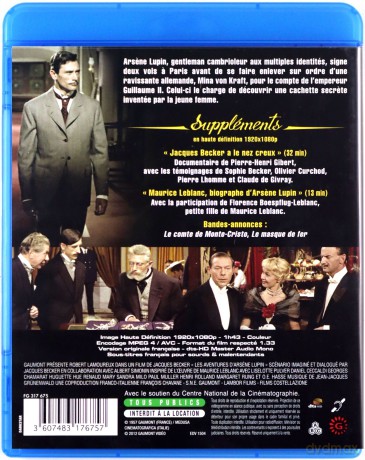 The Adventures of Arsene Lupin (Przygody Arsene'a Lupina) [Blu-Ray]