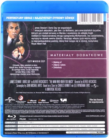 Człowiek, który wiedział za dużo [Blu-Ray]