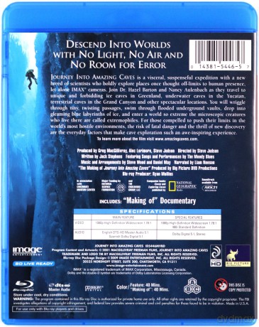 Journey Into Amazing Caves (Wyprawa do niezwykłych jaskiń) [Blu-Ray]