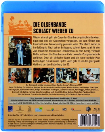 The Olsen Gang Outta Sight (Gang Olsena uderza ponownie) [Blu-Ray]