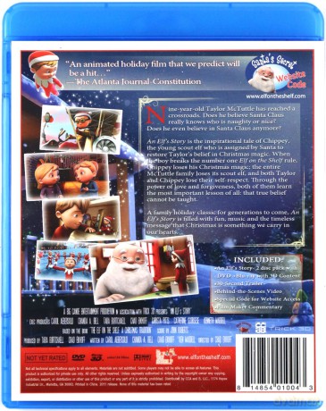 An Elf's Story: The Elf on the Shelf [Blu-Ray]+[DVD]