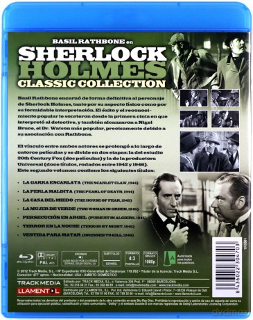Sherlock Holmes Classic Collection Vol.2 [5xBlu-Ray]