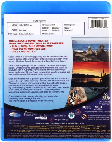 Ocean Oasis [Blu-Ray]