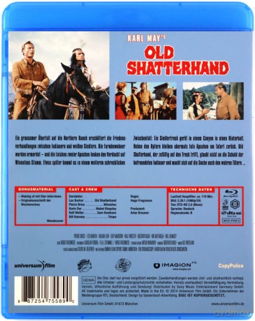 Old Shatterhand (Winnetou i Old Shatterhand) [Blu-Ray]