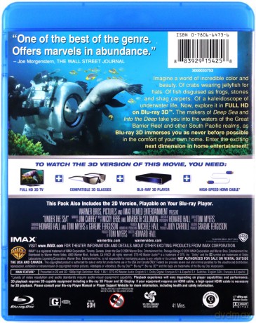 Under the Sea 3D (Pod tafla oceanu 3D) [Blu-Ray 3D]+[Blu-Ray]