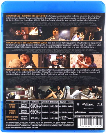 Jackie Chan - Armour of God [3xBlu-Ray]