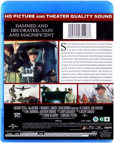 Macarthur (Generał MacArthur) [Blu-Ray]