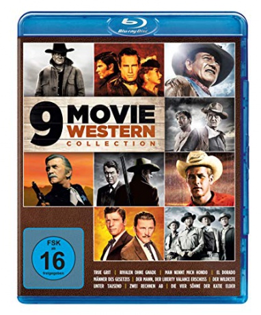 Western Collection: Hondo / Three Violent People / The Gunfight at the O.K. Corral / Hud / The Sons of Katie Elder / The Man Who Shot Liberty Valance / El Dorado / True Grit / Posse [3xBlu-Ray]