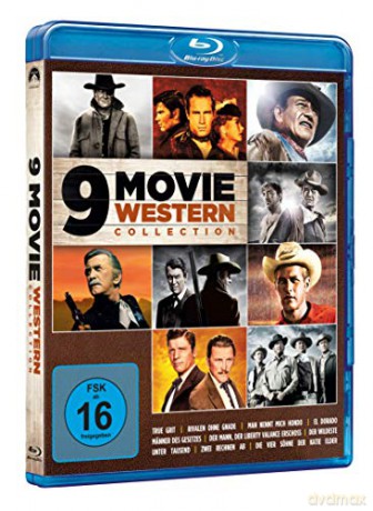 Western Collection: Hondo / Three Violent People / The Gunfight at the O.K. Corral / Hud / The Sons of Katie Elder / The Man Who Shot Liberty Valance / El Dorado / True Grit / Posse [3xBlu-Ray]