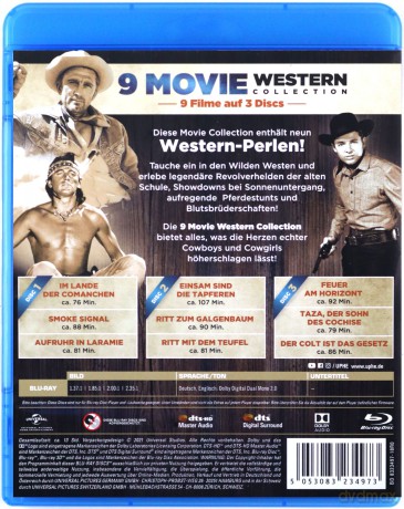 9 Movie Western Collection Vol. 3 [3xBlu-Ray]