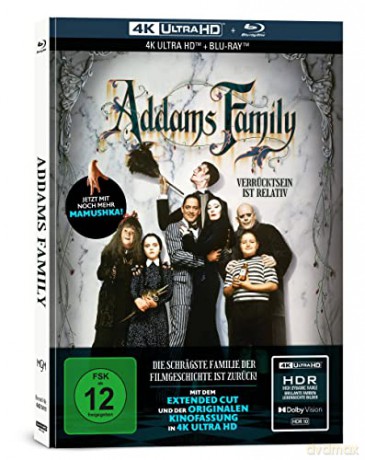 The Addams Family (Rodzina Addamsów) (Mediabook) [Blu-Ray 4K]+[Blu-Ray]