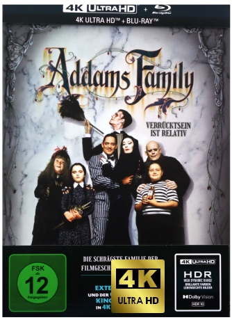The Addams Family (Rodzina Addamsów) (Mediabook) [Blu-Ray 4K]+[Blu-Ray]