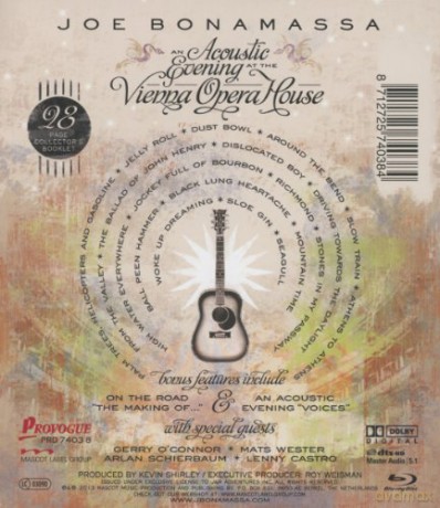 Joe Bonamassa: An Acoustic Evening At The Vienna Opera House [Blu-Ray]
