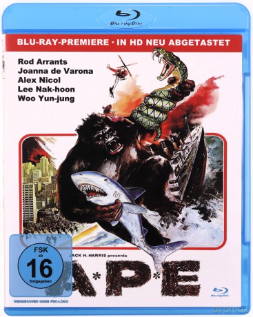 APE  Attack of the Giant Horny Gorilla [Blu-Ray]