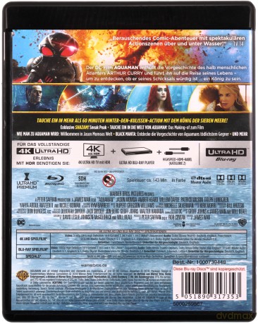 Aquaman [Blu-Ray 4K]+[Blu-Ray]